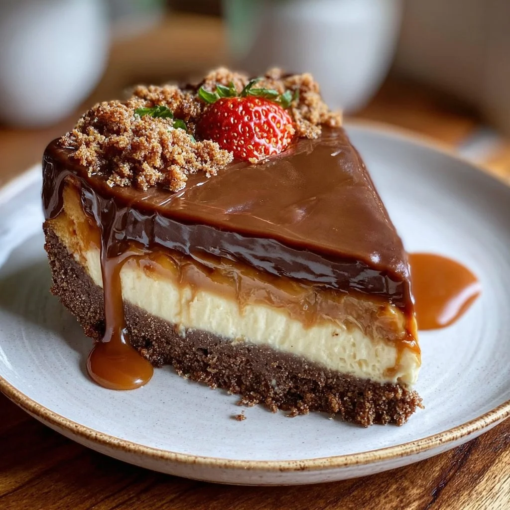 Caramel Chocolate Cheesecake Caramel Chocolate Cheesecake