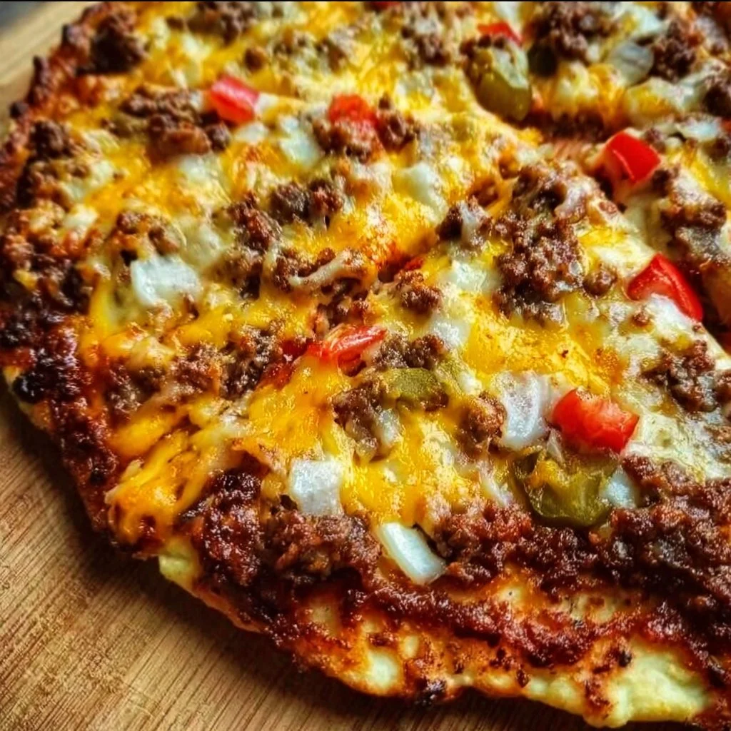 Cheeseburger Pizza