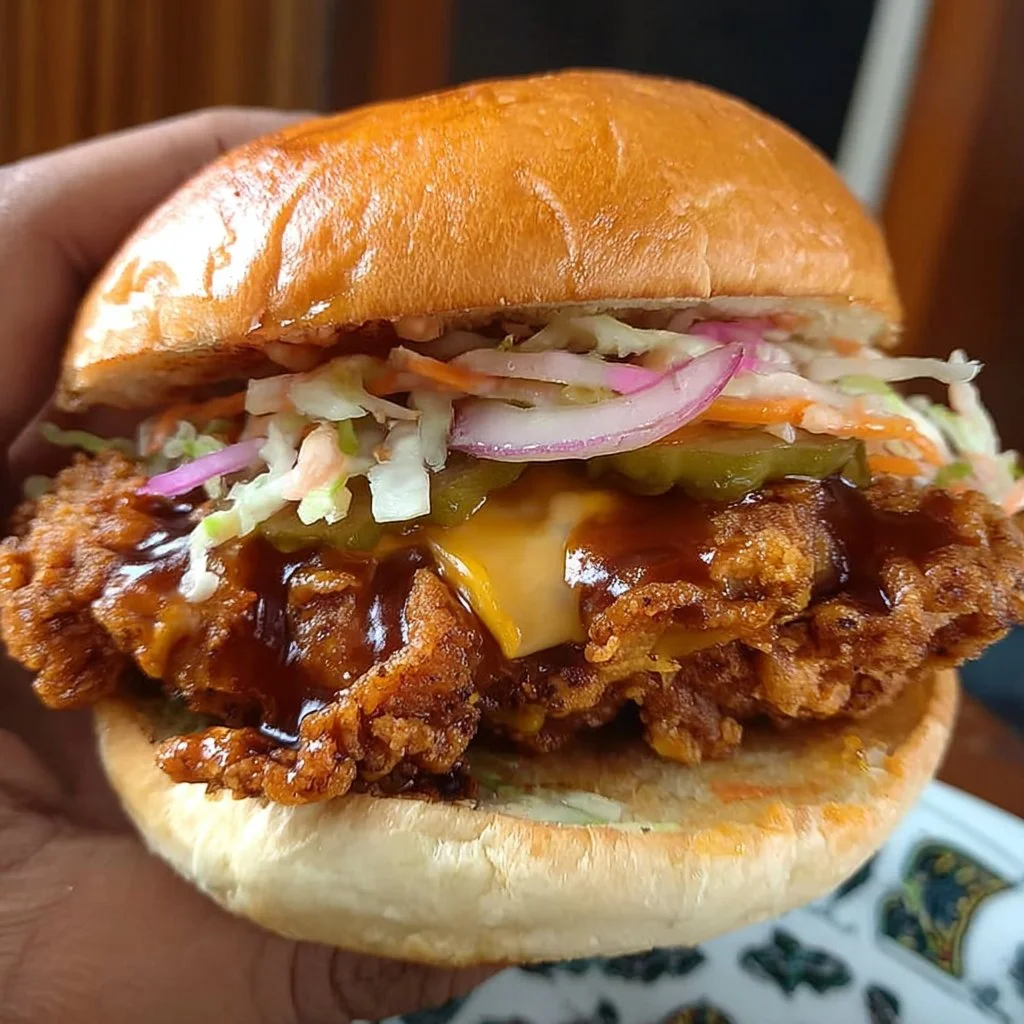 CHICKEN FRIED BURGER CHICKEN FRIED BURGER