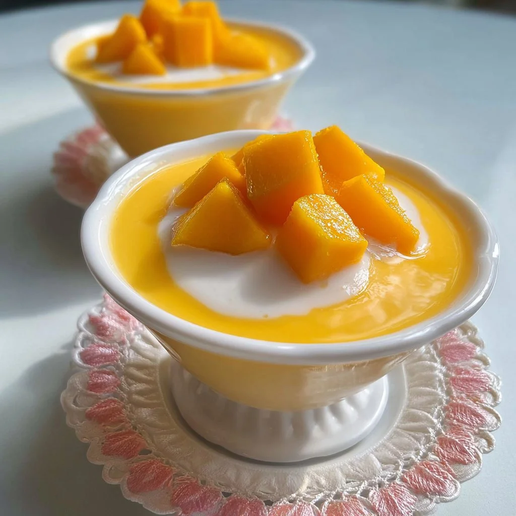 Chinese Mango Pudding