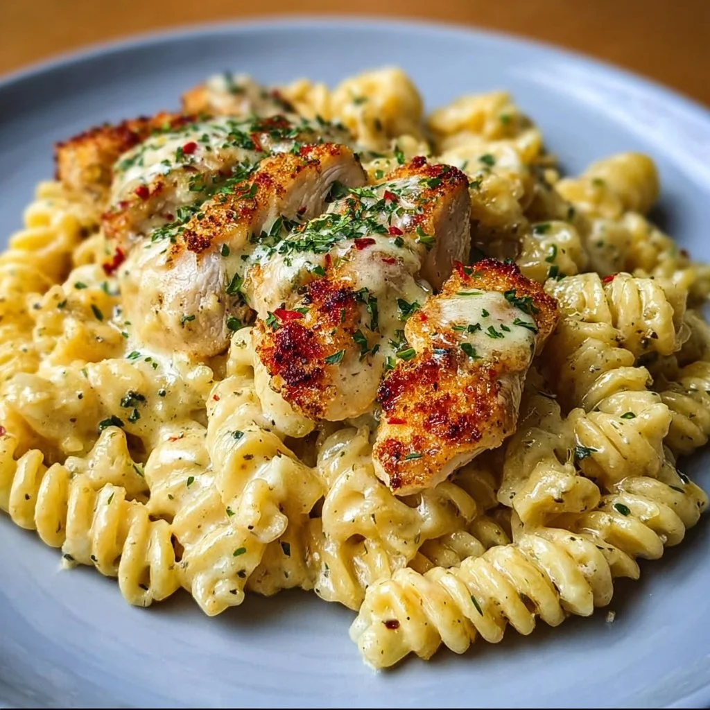 Creamy Garlic Parmesan Chicken Pasta
