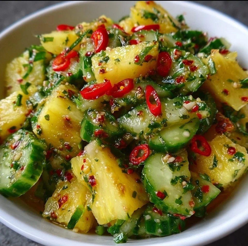 Crunchy Pineapple Cucumber Salad
