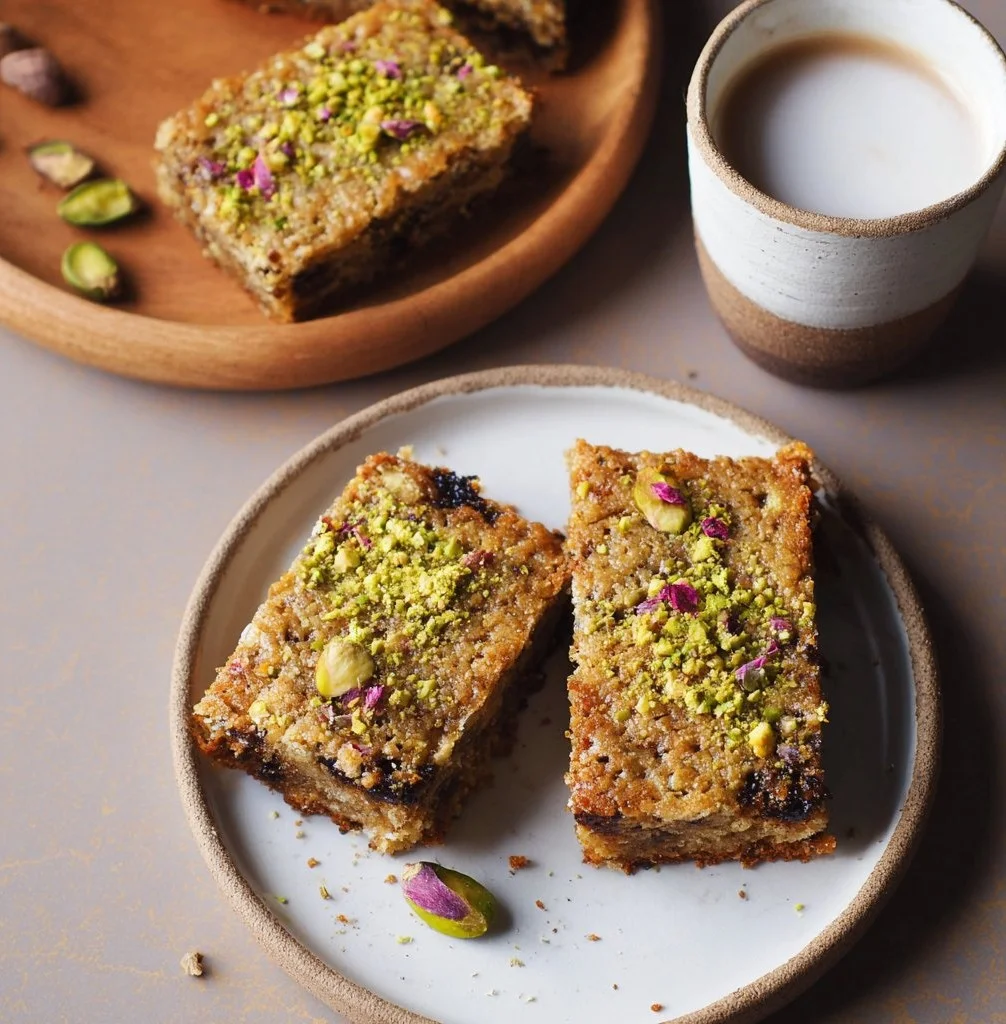 Date & Pistachio Coffee Bars Date & Pistachio Coffee Bars
