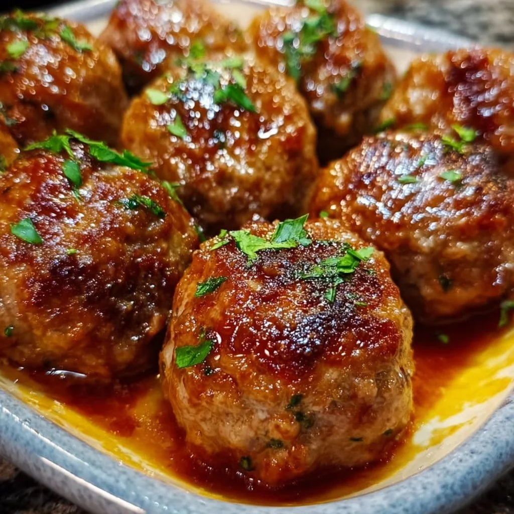 Easy Baked Meatballs Easy Baked Meatballs
