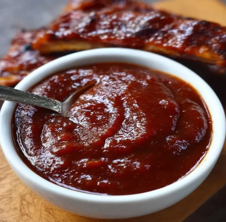 Homemade easy BBQ sauce recipe for grilling and marinades