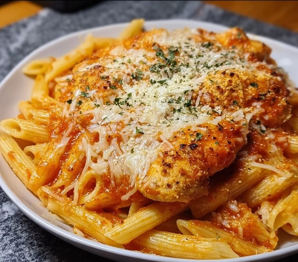 Easy Chicken Parmesan Pasta Easy Chicken Parmesan Pasta