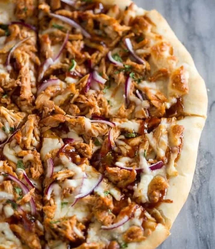 Easy Homemade BBQ Chicken Pizza