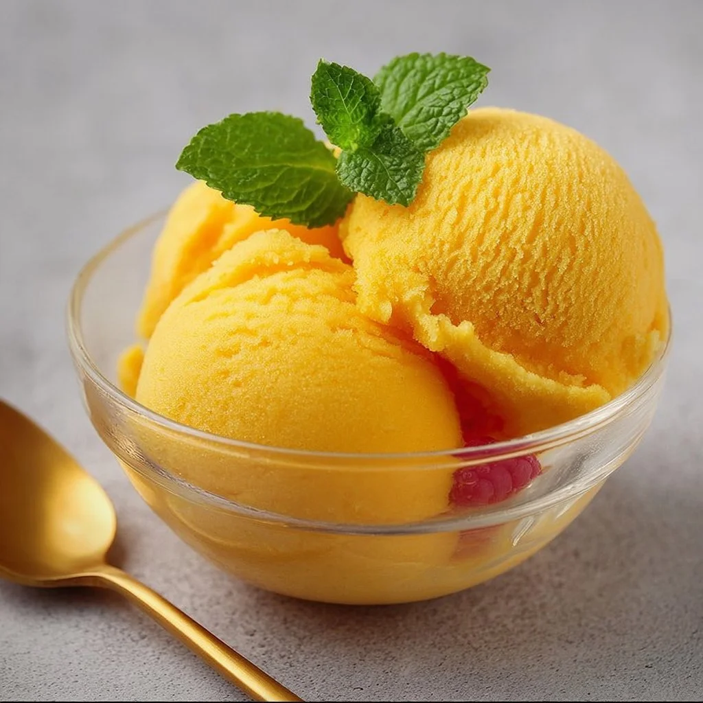 Easy Mango Sorbet (No Ice Cream Maker!)