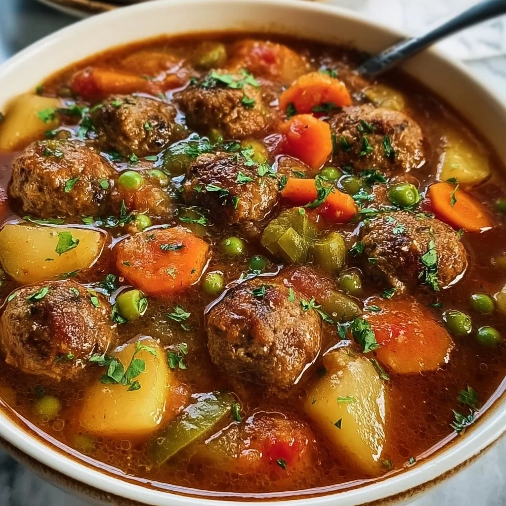 Easy Meatball Stew Easy Meatball Stew