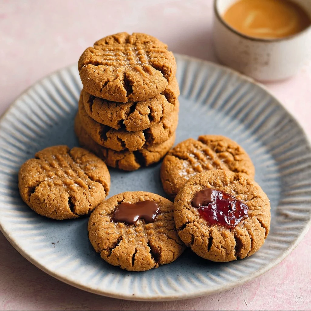 Easy Soft Vegan Peanut Butter Cookies