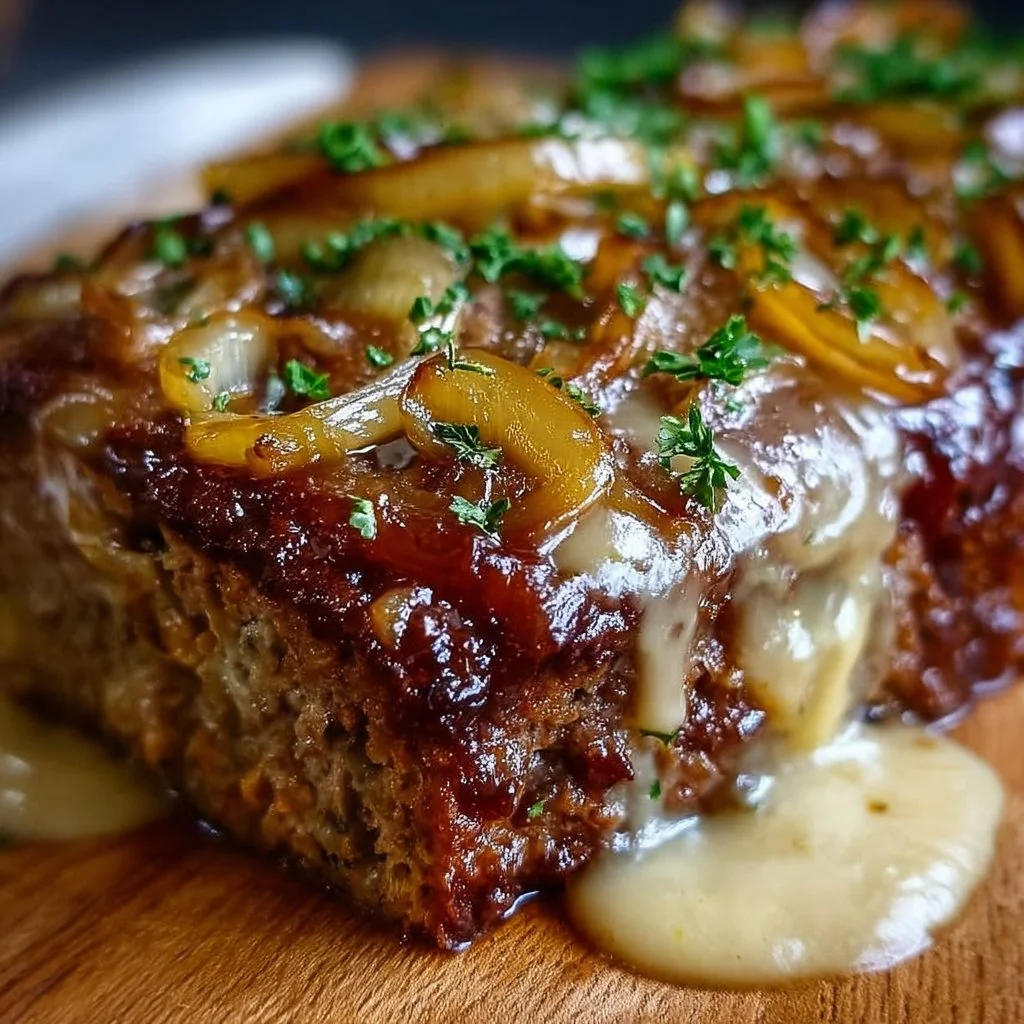 French Onion Meatloaf French Onion Meatloaf