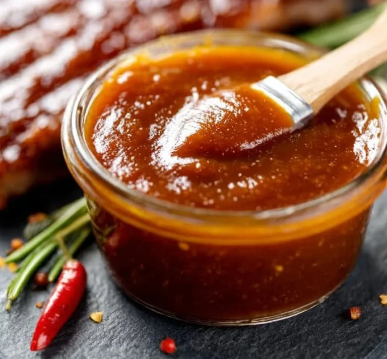 Delicious Hawaiian BBQ sauce in a jar, ready for grilling recipes