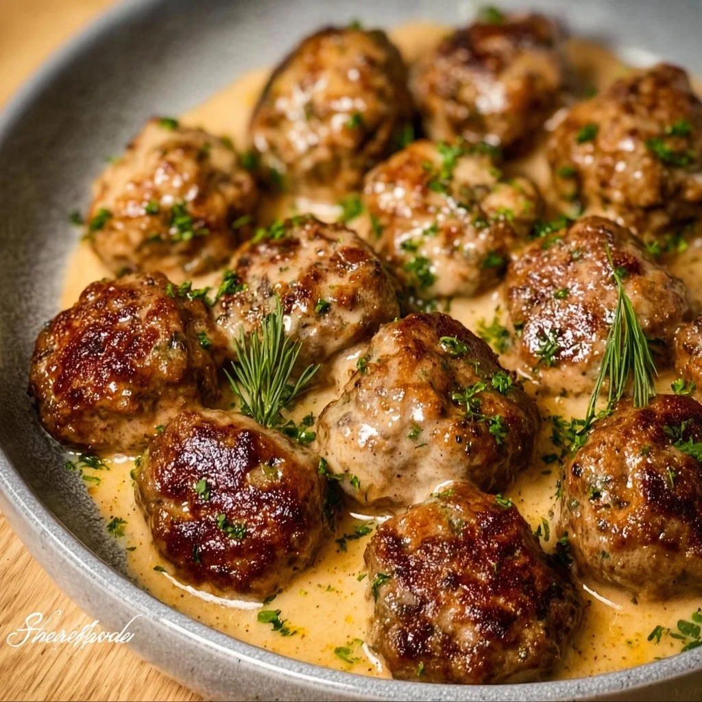 Homemade IKEA Meatballs
