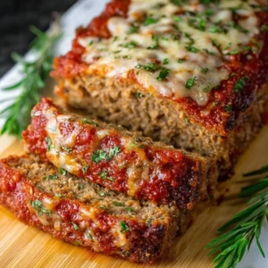 Italian Meatloaf baked with herbs and spices for a flavorful family meal