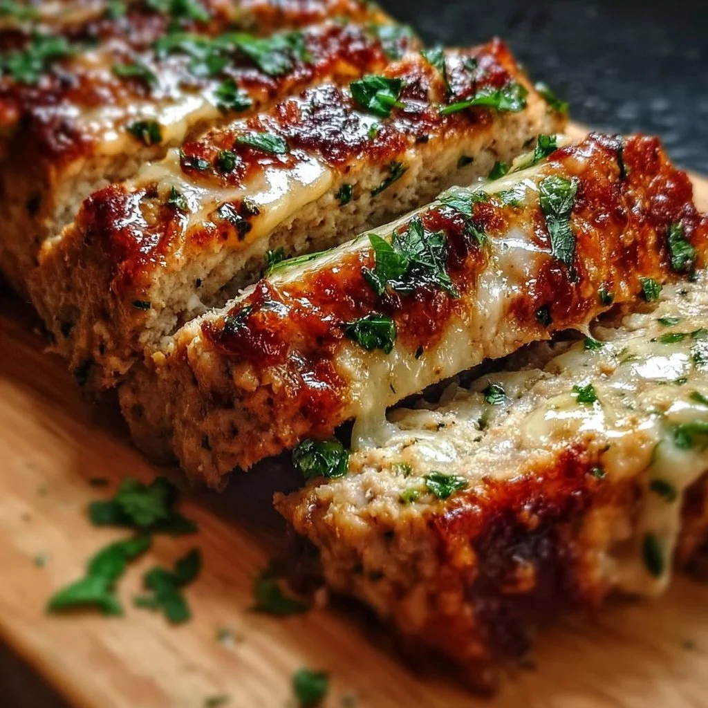 Juicy Garlic Parmesan Chicken Meatloaf: Comfort Food Delight