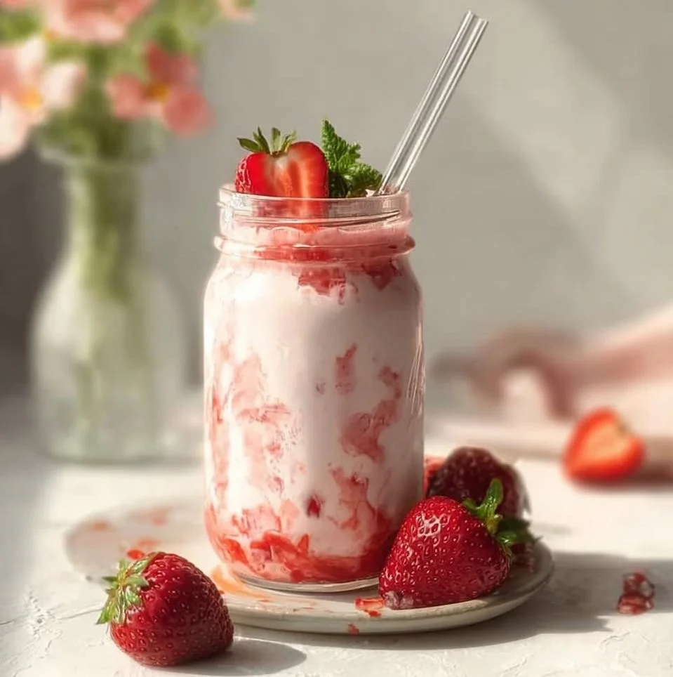 Korean Strawberry Milk Korean Strawberry Milk