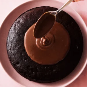 Mocha Banana Cake (Moist Chocolate Coffee Banana Cake) Mocha Banana Cake topped with chocolate and coffee frosting