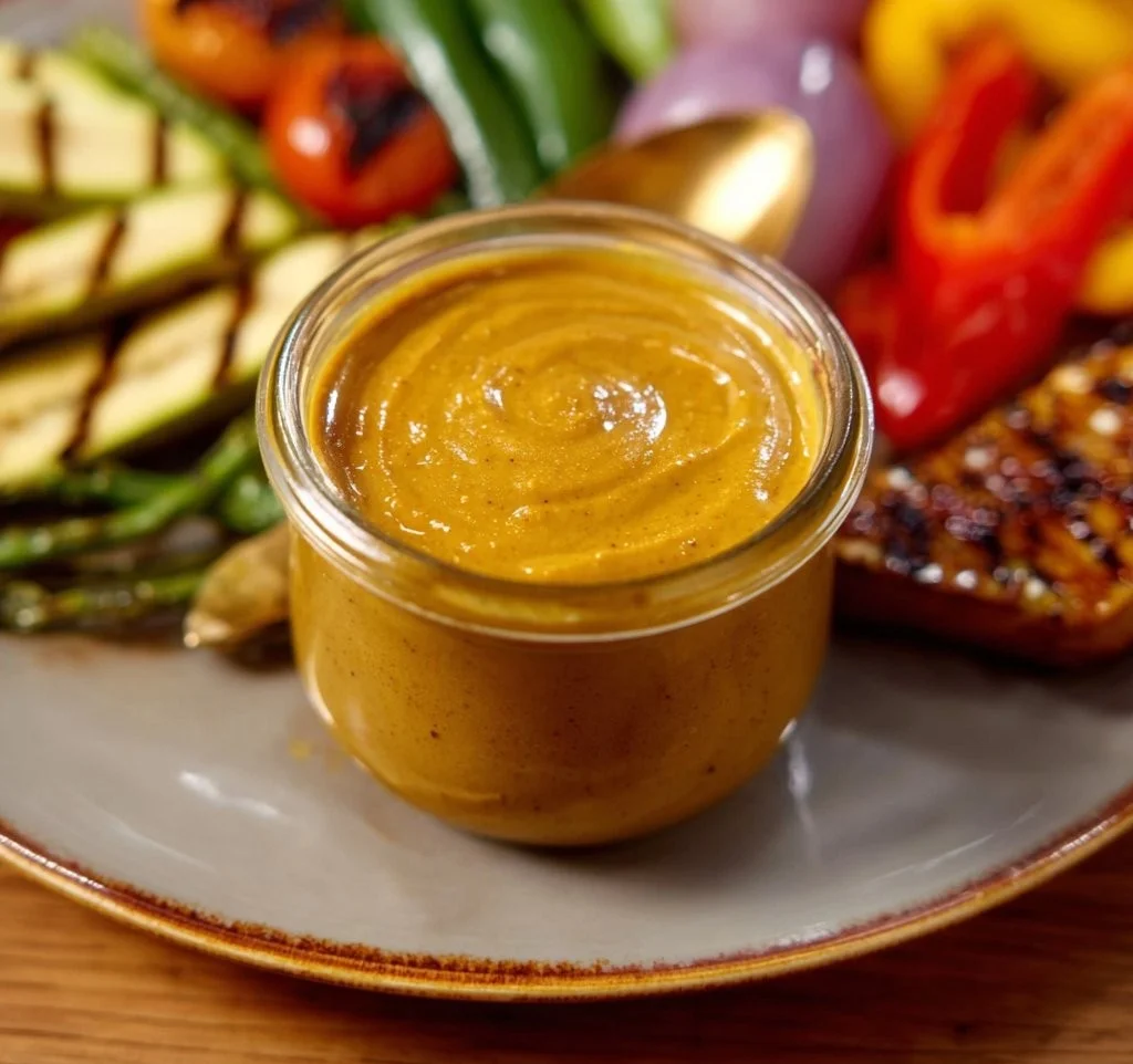 Bottle of Carolina Gold BBQ Sauce showcasing its tangy mustard flavor.