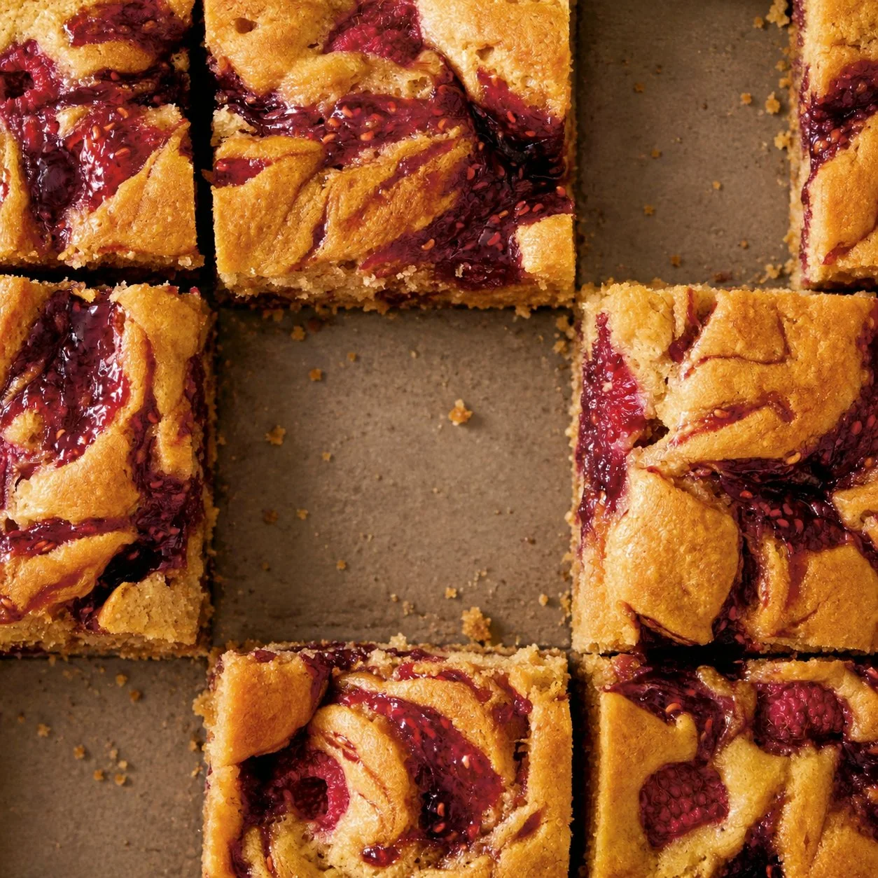 Peanut Butter & Raspberry Swirl Cake Peanut Butter & Raspberry Swirl Cake