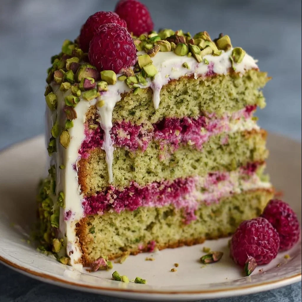 Pistachio Raspberry Cake: A Celebration of Flavor and Color Pistachio Raspberry Cake: A Celebration of Flavor and Color