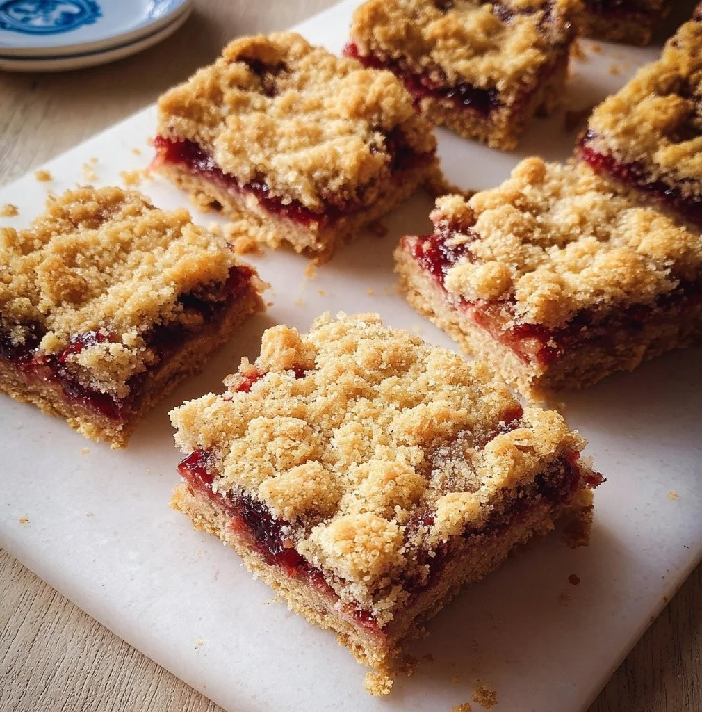 Raspberry Oat Crumble Bars (Mazurka-Style Jam Squares) Raspberry Oat Crumble Bars (Mazurka-Style Jam Squares)