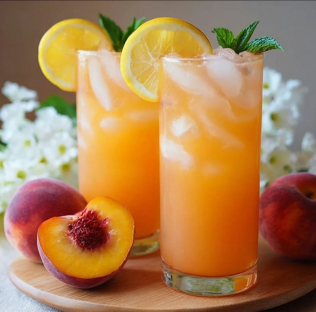 Refreshing Peach Lemonade