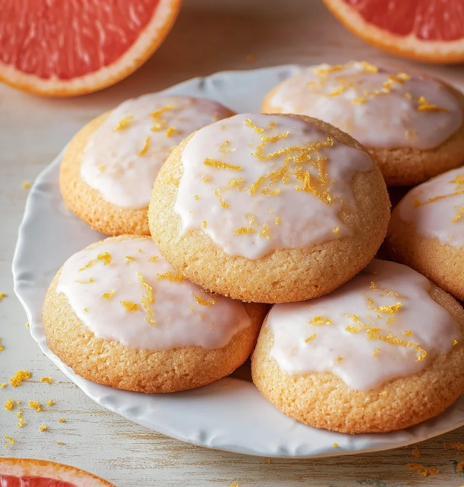 Soft Grapefruit Cookies Soft Grapefruit Cookies