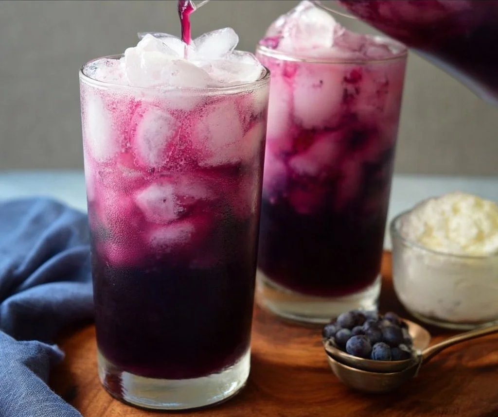 Sugar Free Blueberry Italian Cream Soda Sugar Free Blueberry Italian Cream Soda