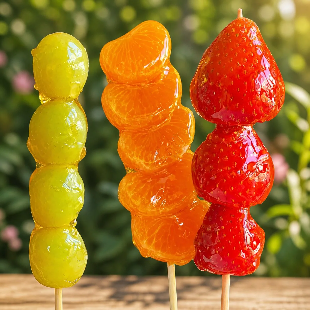 Tanghulu - Chinese candied fruit recipe with delicious glaze