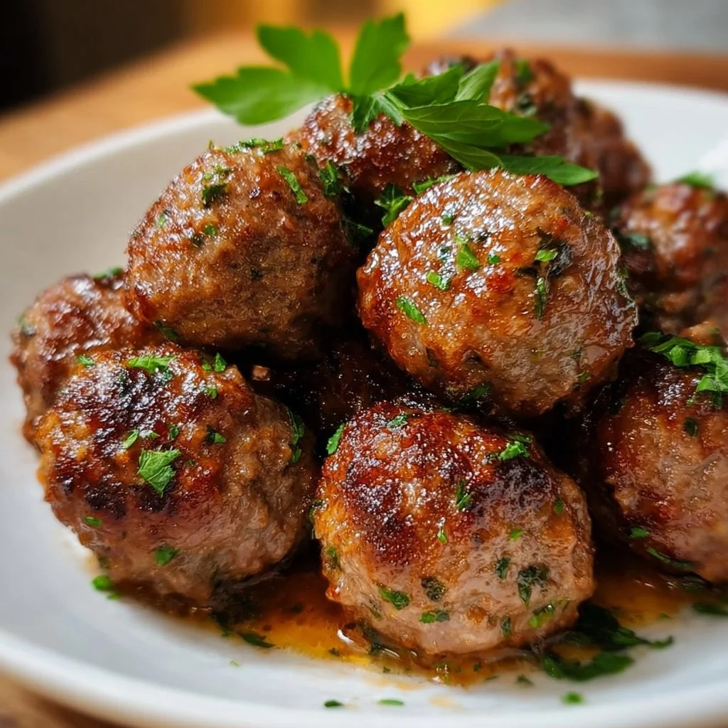 Tender Italian Beef Meatballs
