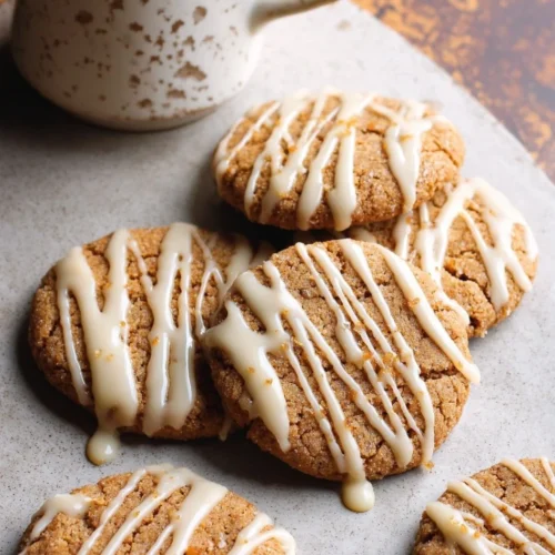 Thin & Crispy Maple Espresso Cookies with Sweet Maple Glaze Thin and crispy maple espresso cookies with a sweet maple glaze