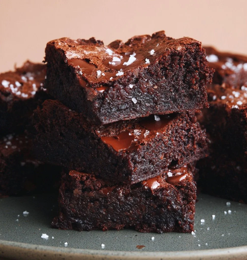 Triple Chocolate Olive Oil Brownies (Fudgy Dairy-Free Recipe)