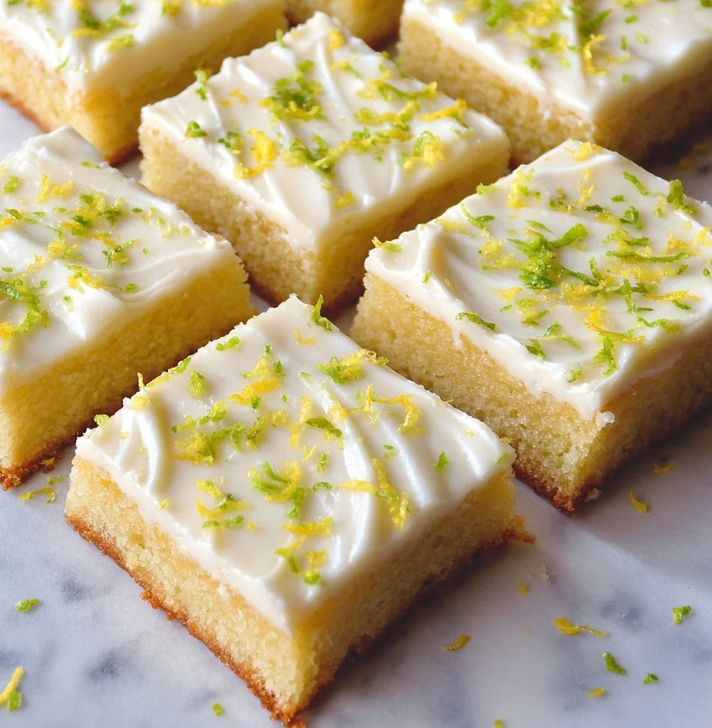 Zesty Lemon-Lime Frosted Sugar Cookie Bars Zesty Lemon-Lime Frosted Sugar Cookie Bars